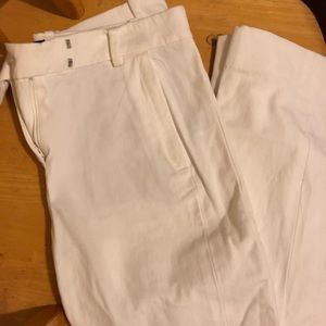JCREW WHITE MADDIE PANTS